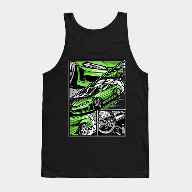 Silvia s15 drift Tank Top by RYZWORK